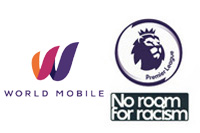 Premier League Badge&no room for racism&World Mobile